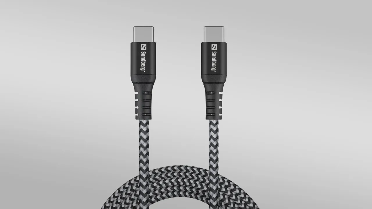 Sandberg Survivor USB‑C/USB‑C kábel